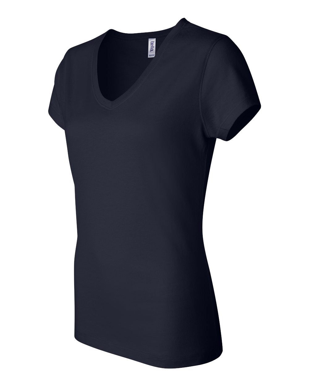Women’s Jersey V-Neck Tee - Side - B53306653 - Navy