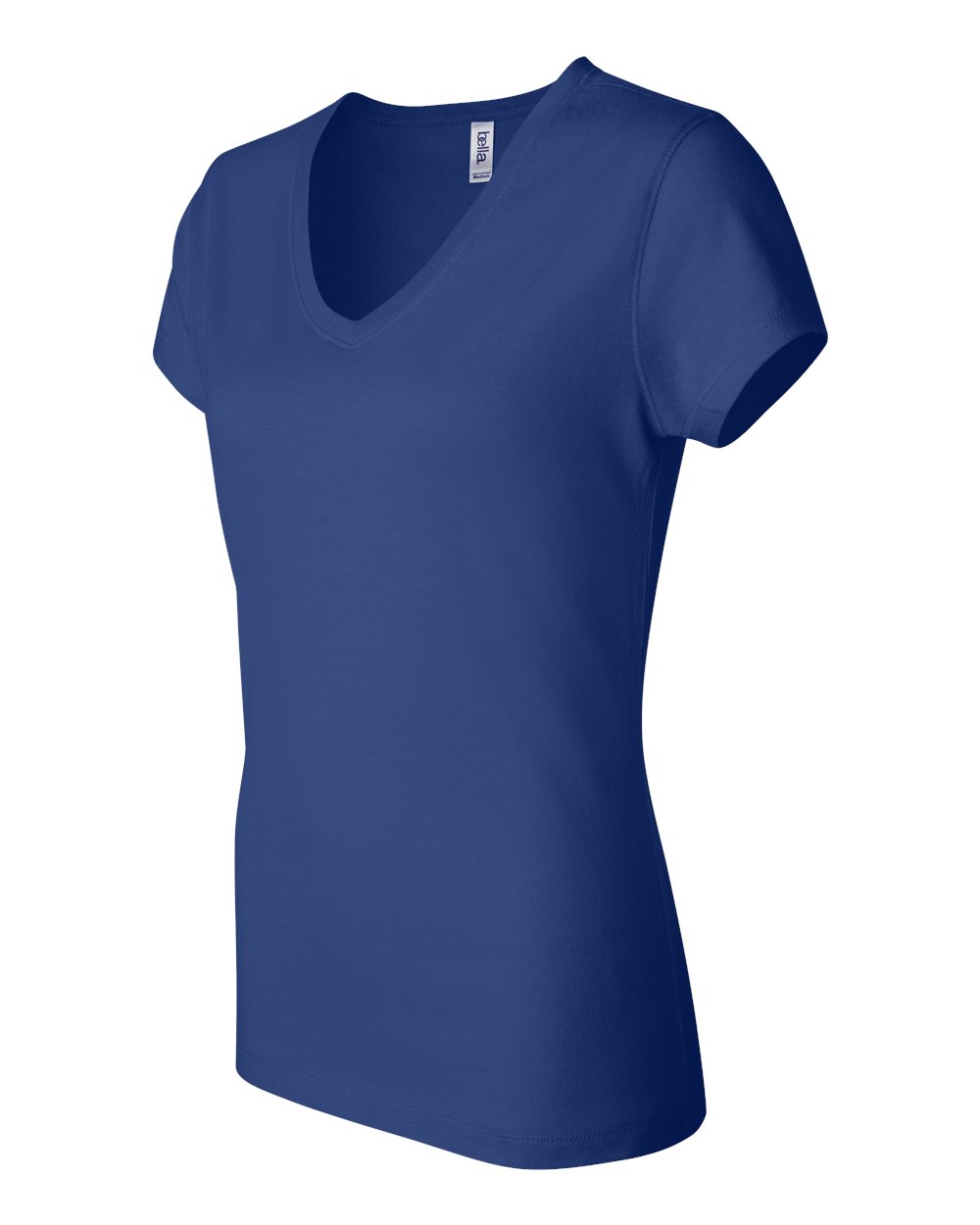 Women’s Jersey V-Neck Tee - Side - B53306753 - True Royal