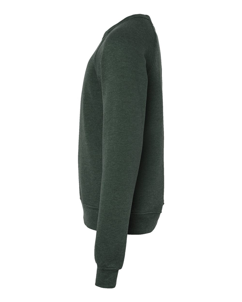 Youth Sponge Fleece Crewneck Sweatshirt - DirectSide - B33606543 - Heather Forest