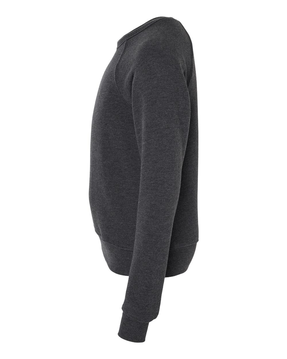 Youth Sponge Fleece Crewneck Sweatshirt - DirectSide - B33606593 - Dark Grey Heather