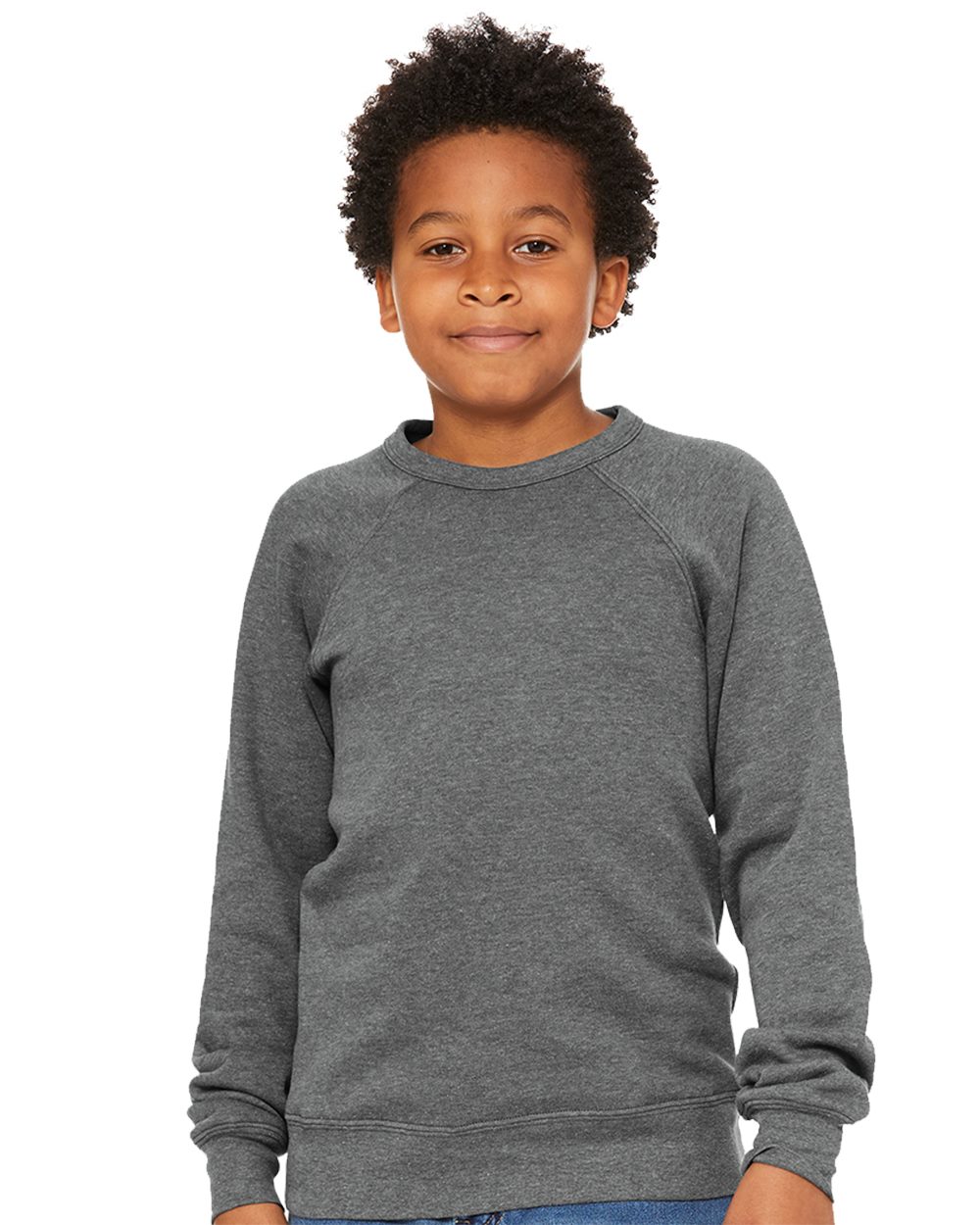 Youth Sponge Fleece Crewneck Sweatshirt - styleImage