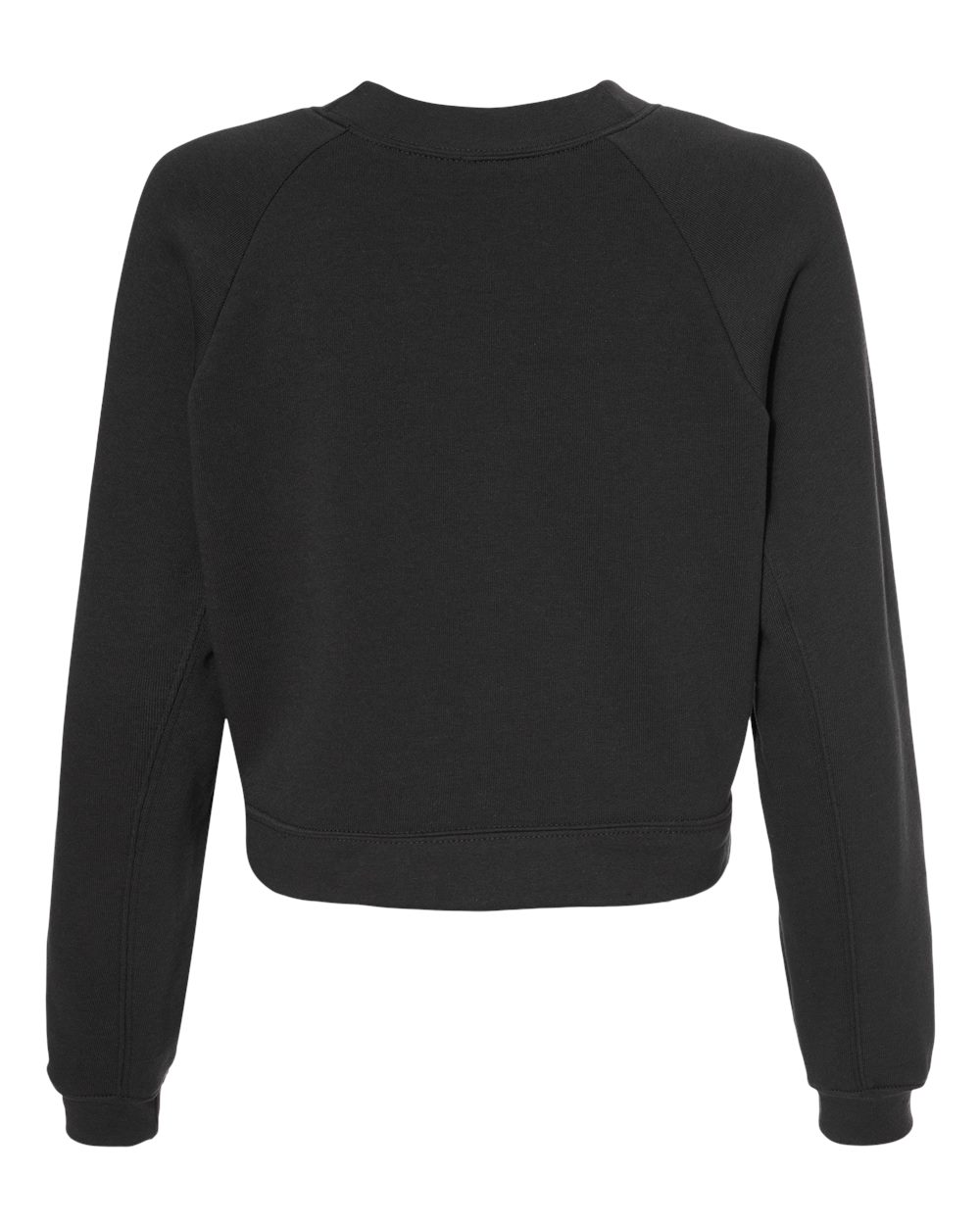 Women's Raglan Pullover Fleece - Back - B10206203 - Dark Grey