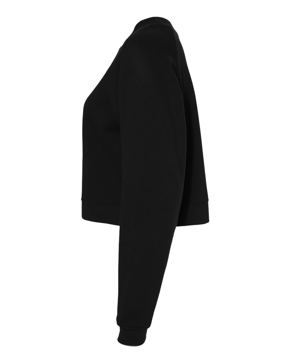 Women's Raglan Pullover Fleece - DirectSide - B10206503 - Black