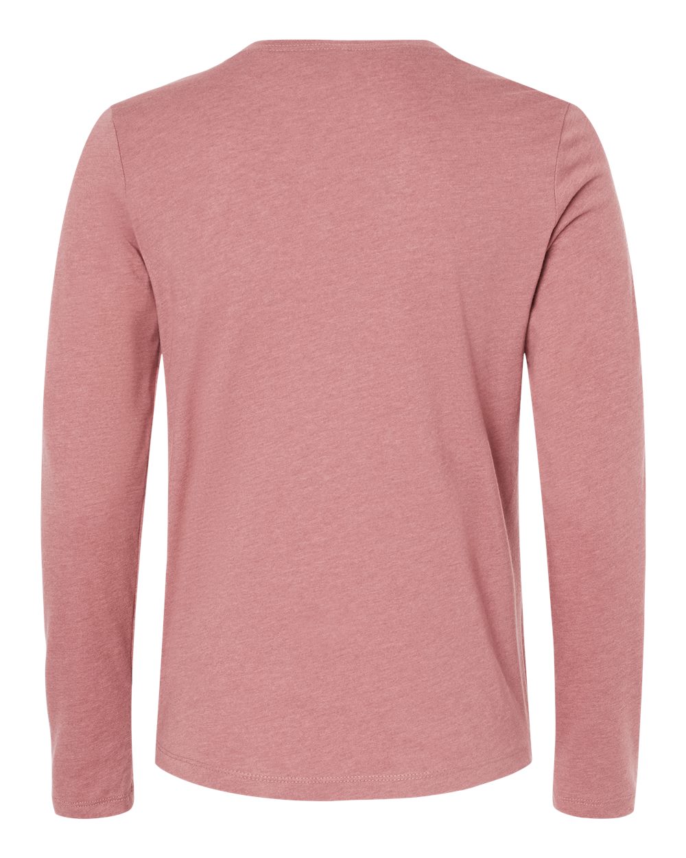 Women’s Jersey Long Sleeve Tee - Back - B57606313 - Heather Mauve