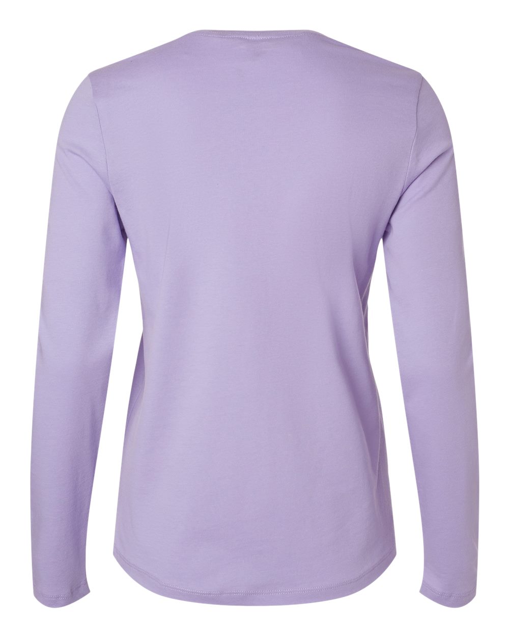 Women’s Jersey Long Sleeve Tee - Back - B57606373 - Dark Lavender