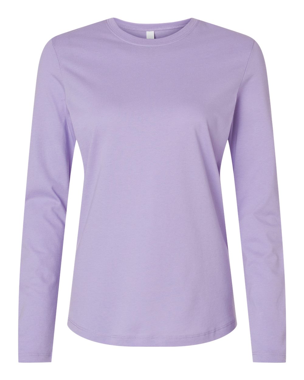 Women’s Jersey Long Sleeve Tee - Front - B57606373 - Dark Lavender