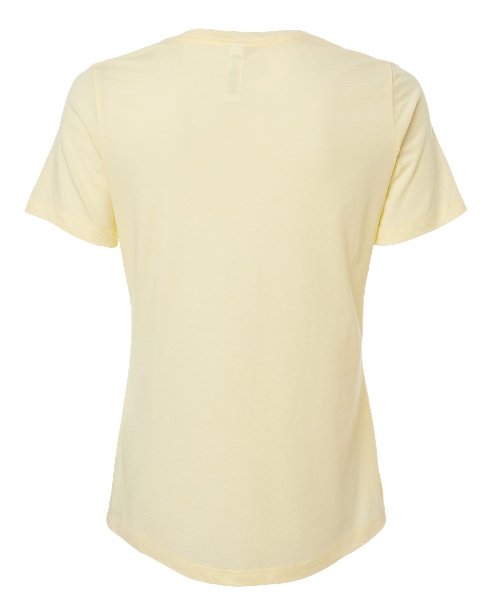 Women’s Relaxed Fit Heather CVC Tee - Back - B20506383 - Heather French Vanilla
