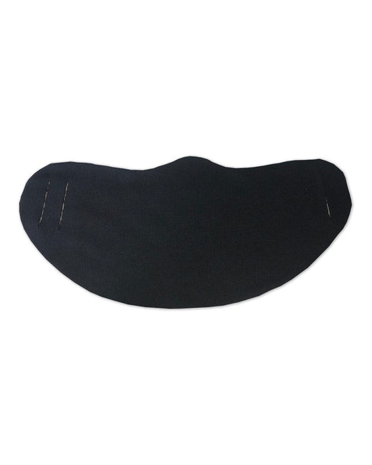 Lightweight Fabric Face Mask - CVC 52/48 Cotton/Poly - Front - B05106500 - Black