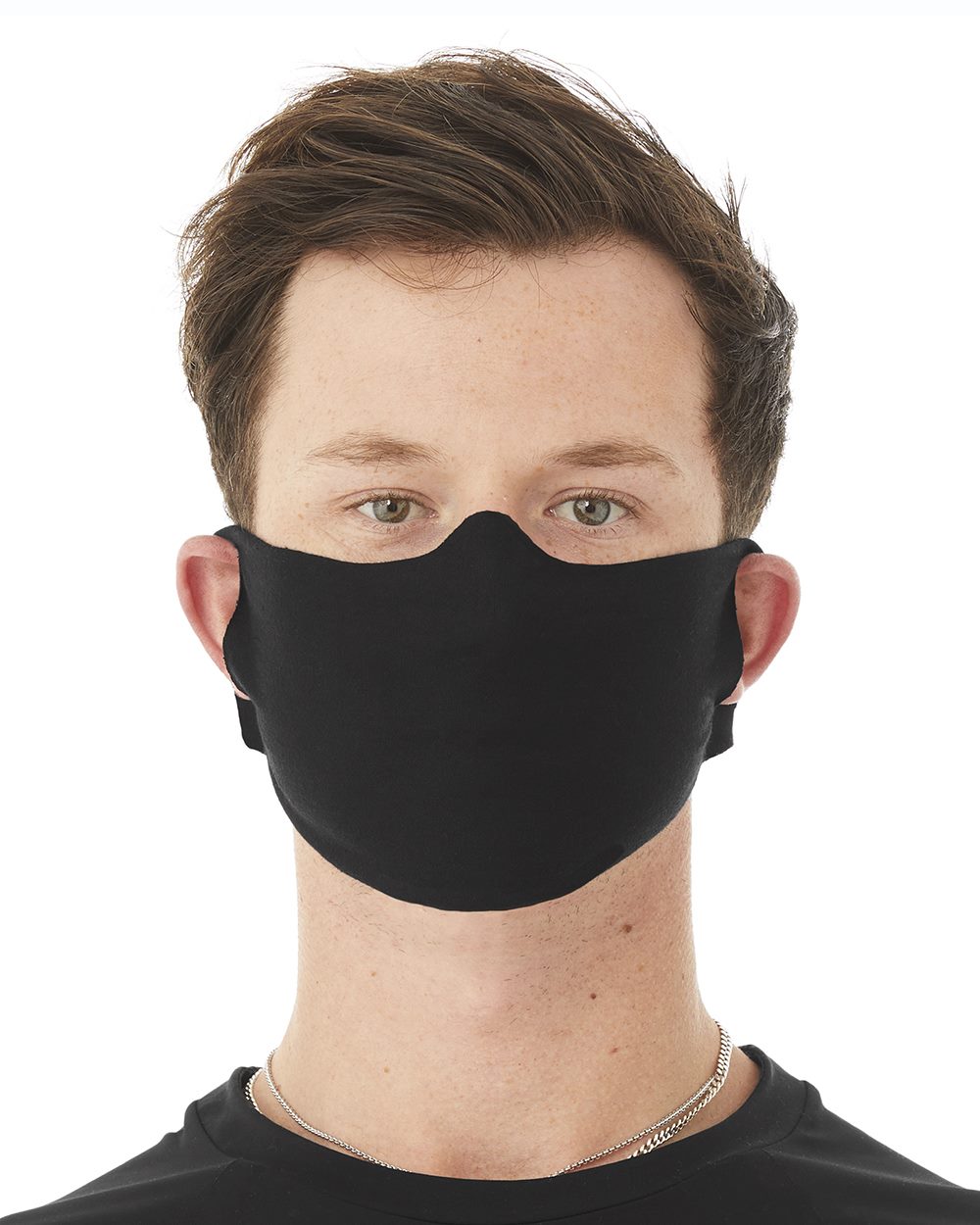 Lightweight Fabric Face Mask - CVC 52/48 Cotton/Poly - styleImage