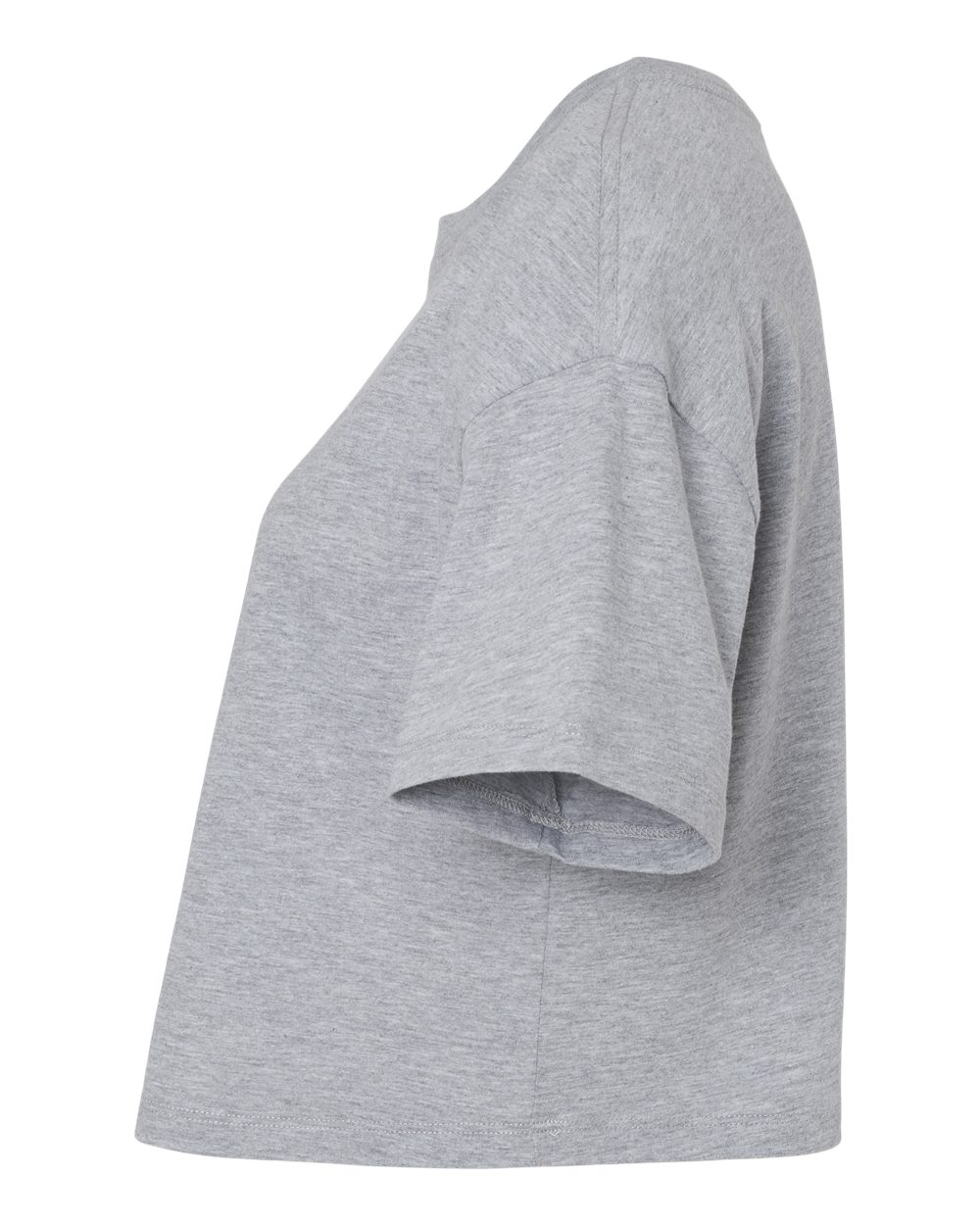 Women's Jersey Crop Tee - DirectSide - B05306023 - Athletic Heather