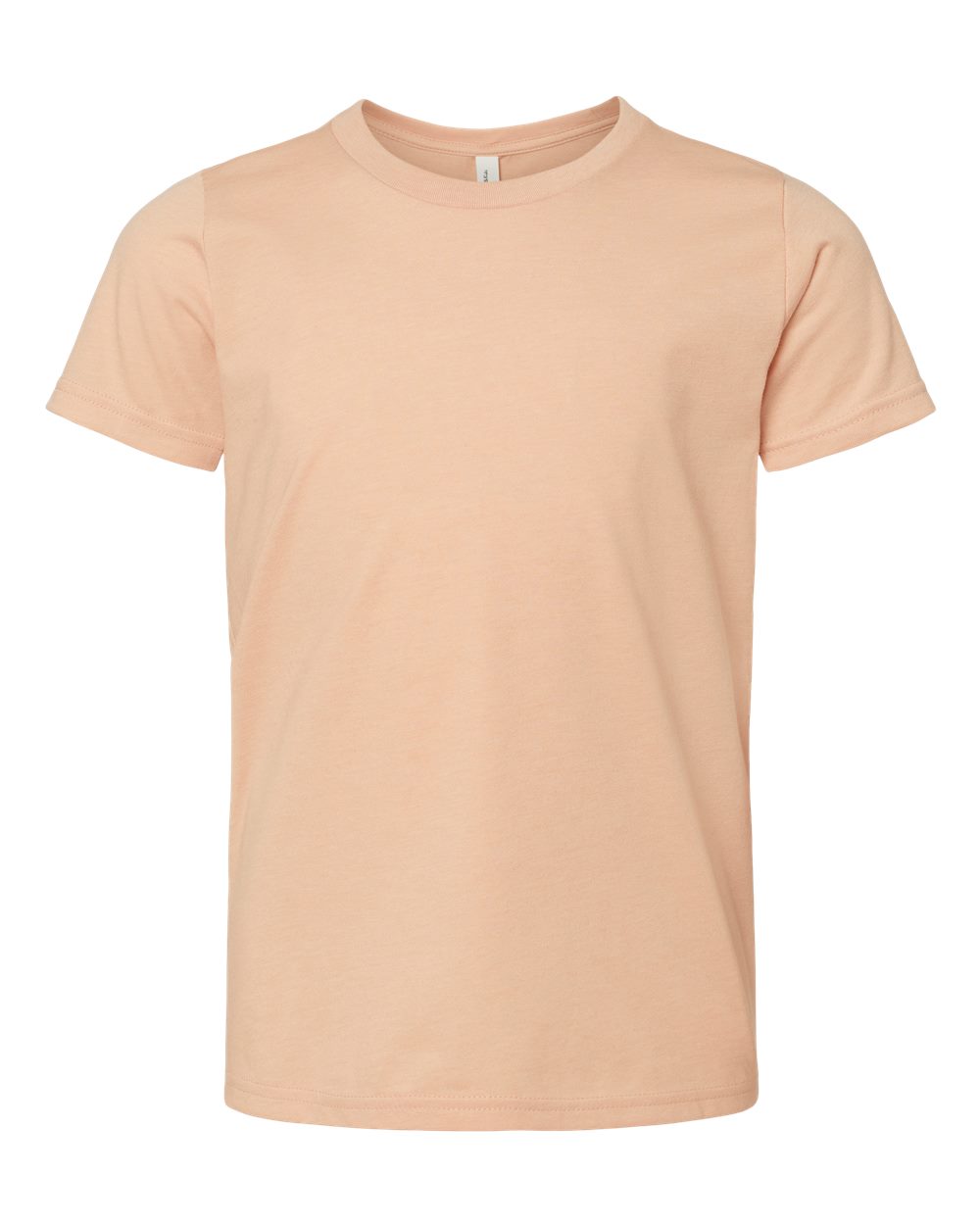 Youth CVC Jersey Tee - Front - B02806053 - Heather Peach