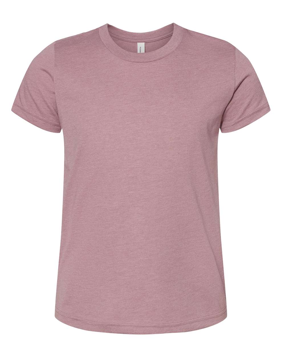 Youth CVC Jersey Tee - Front - B02806213 - Heather Orchid