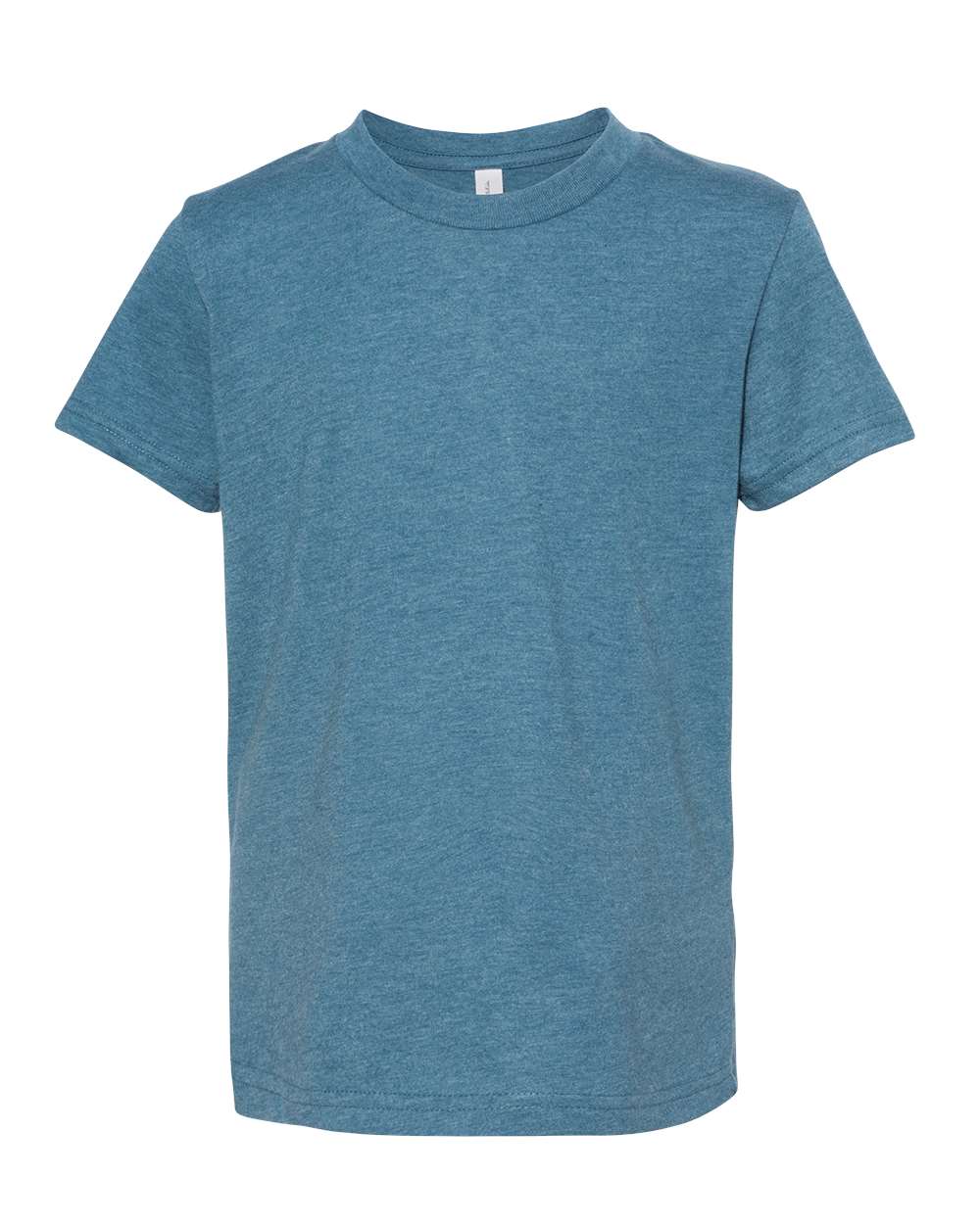 Youth CVC Jersey Tee - Front - B02806773 - Heather Deep Teal