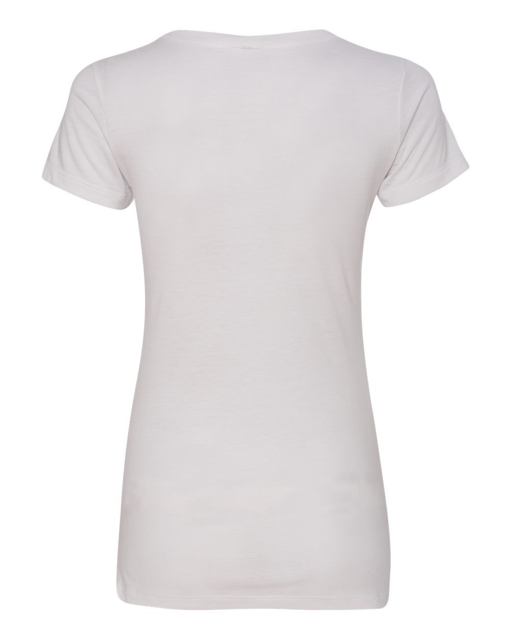 Women's Triblend Tee - Back - B12606013 - Solid White Triblend