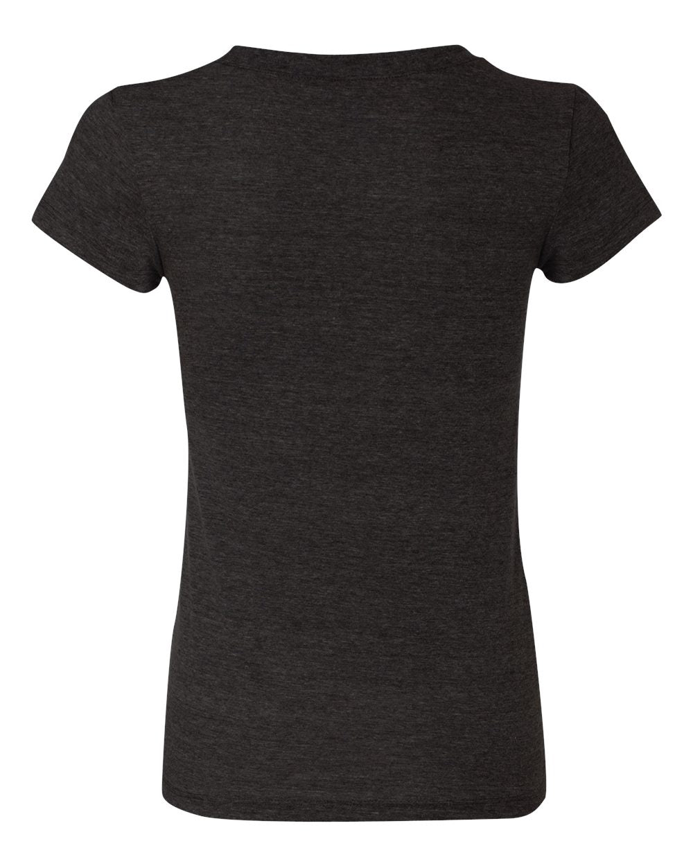Women's Triblend Tee - Back - B12606093 - Charcoal Black Triblend