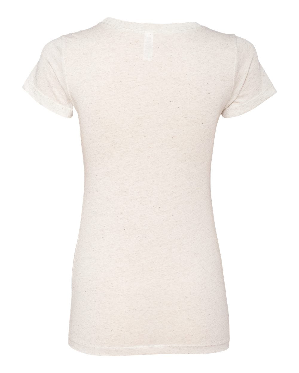 Women's Triblend Tee - Back - B12606243 - Oatmeal Triblend