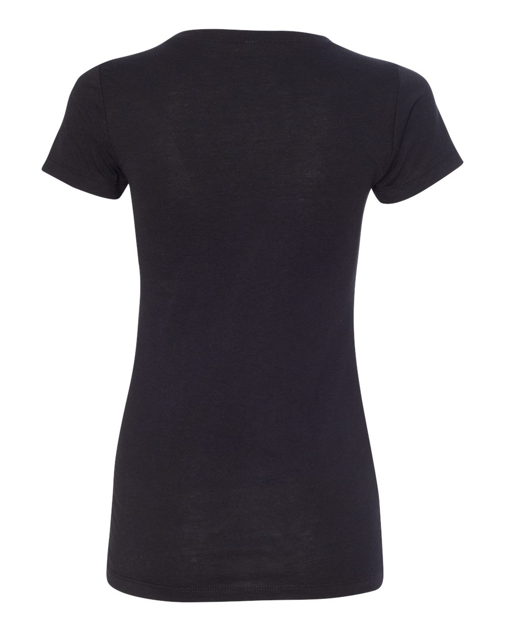 Women's Triblend Tee - Back - B12606497 - Solid Black Triblend