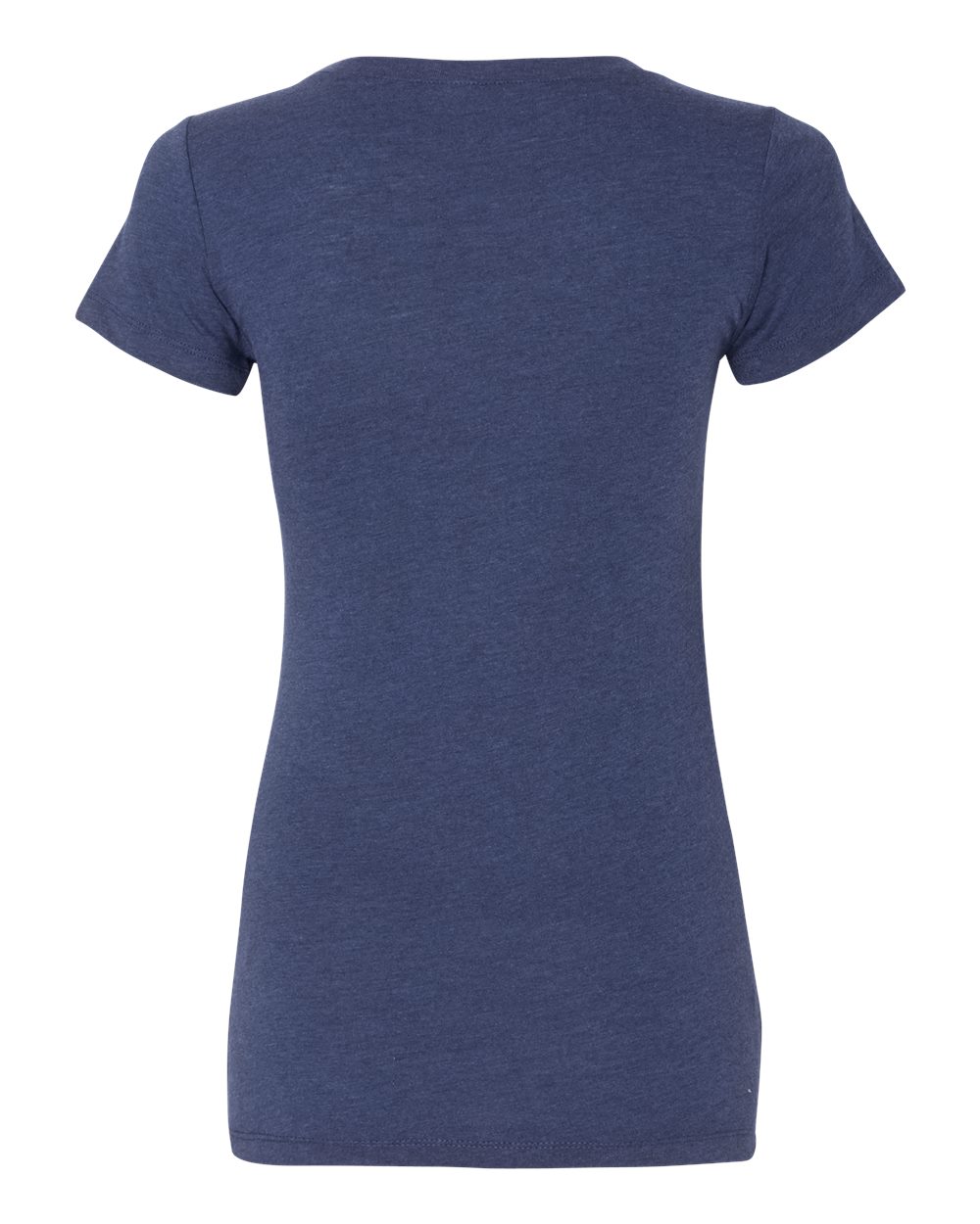 Women's Triblend Tee - Back - B12606653 - Navy Triblend