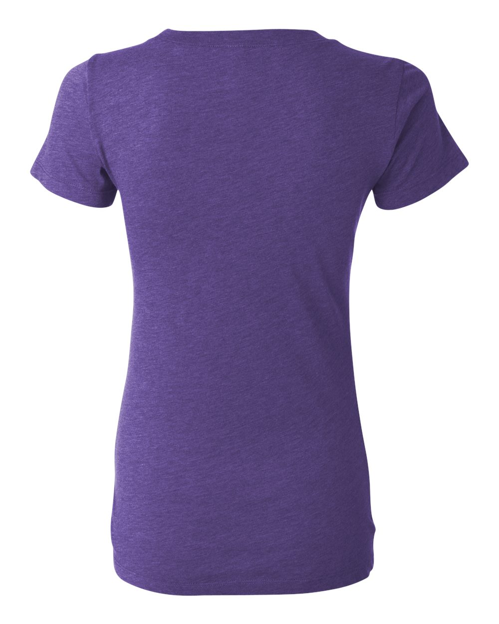 Women's Triblend Tee - Back - B12606674 - Purple Triblend