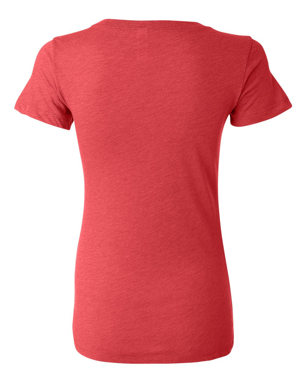 Women's Triblend Tee - Back - B12606703 - Red Triblend