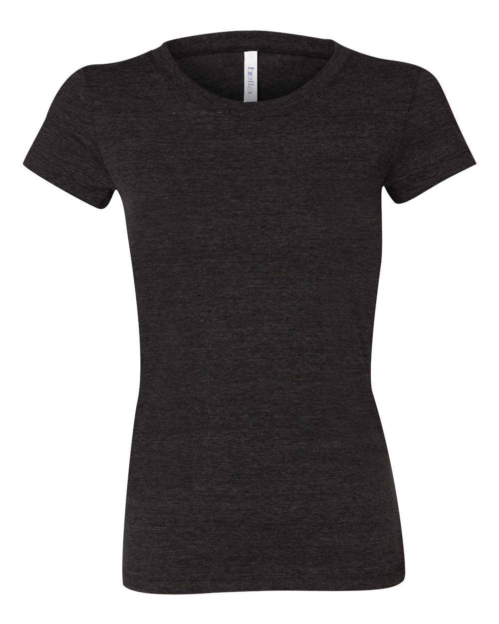 Women's Triblend Tee - Front - B12606093 - Charcoal Black Triblend