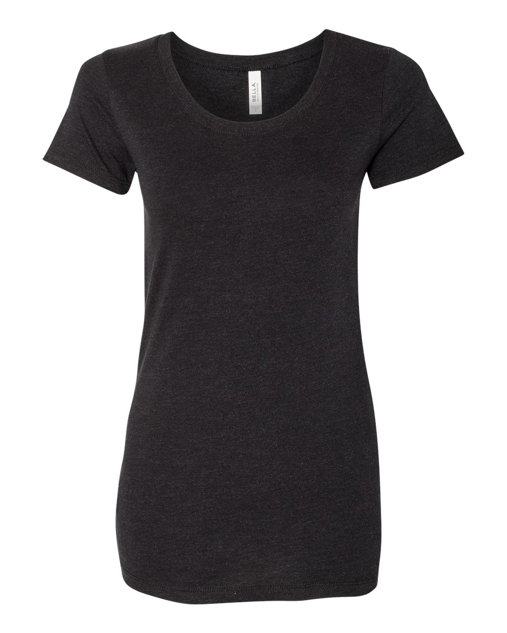 Women's Triblend Tee - Front - B12606106 - Black Heather Triblend