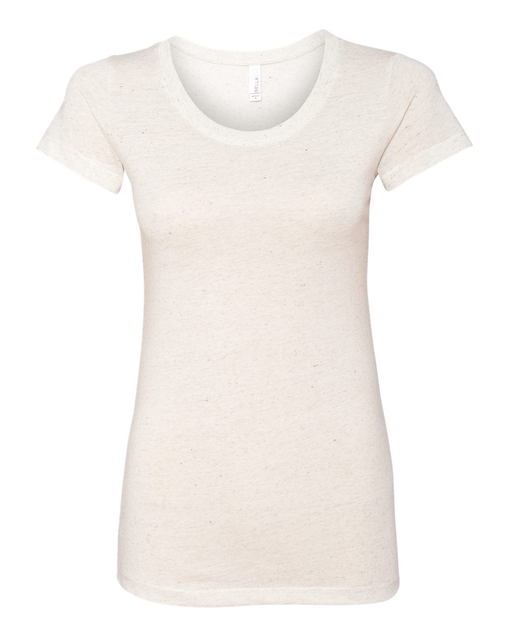 Women's Triblend Tee - Front - B12606243 - Oatmeal Triblend