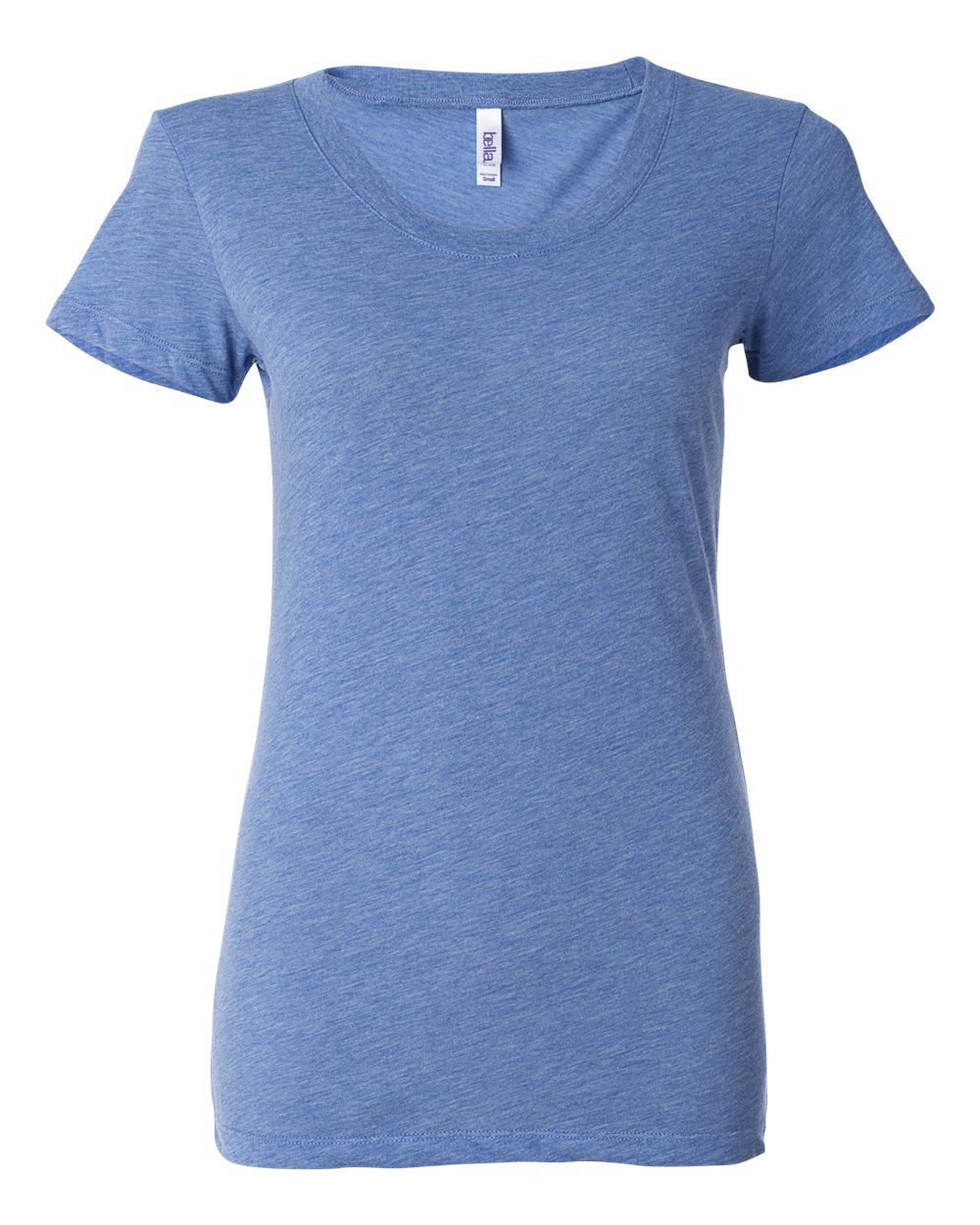 Women's Triblend Tee - Front - B12606253 - Blue Triblend