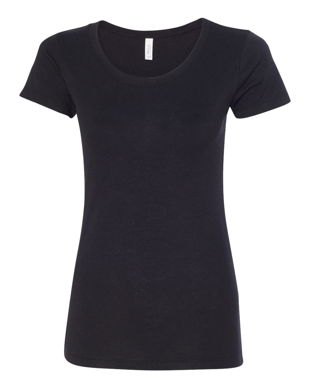 Women's Triblend Tee - Front - B12606497 - Solid Black Triblend