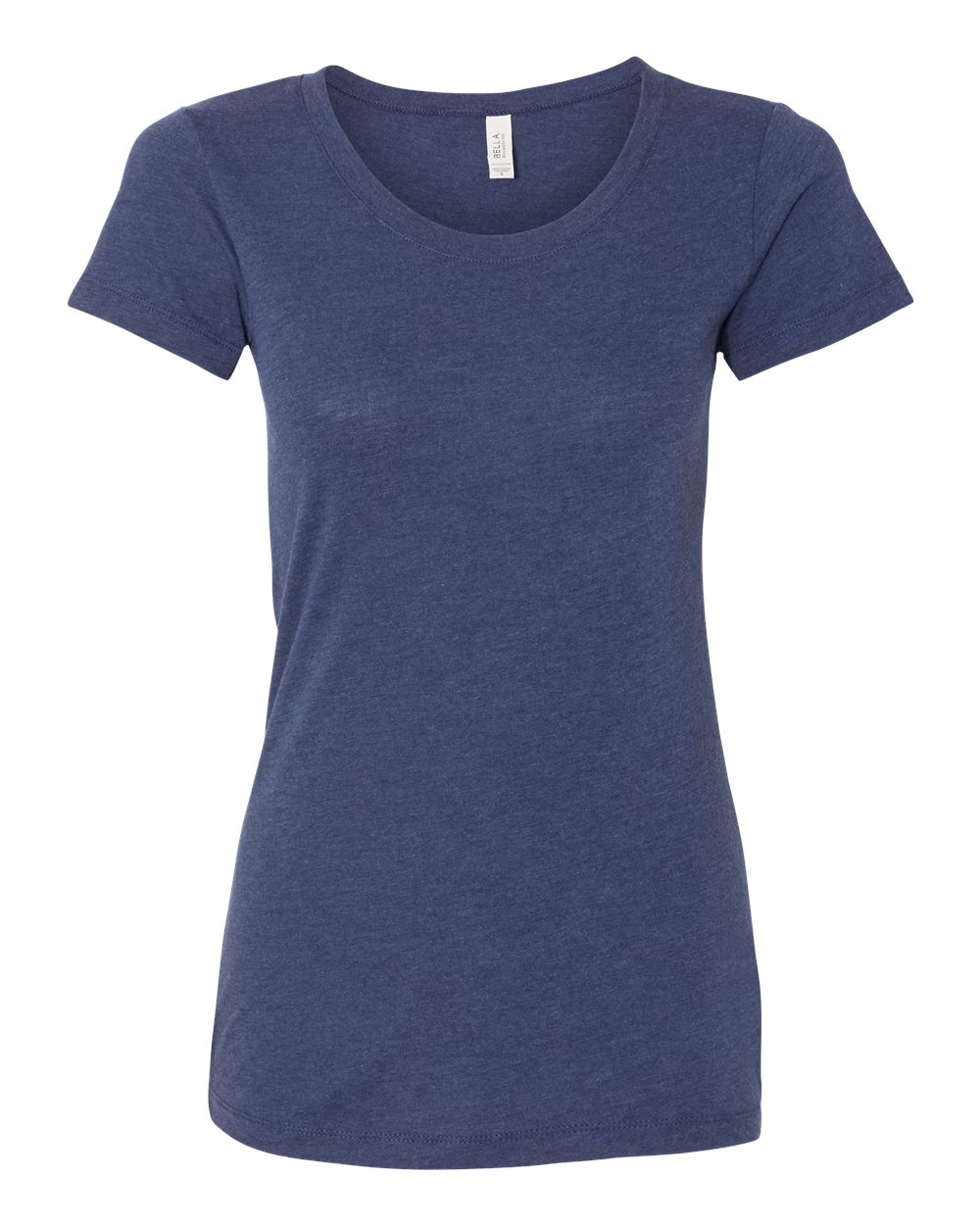 Women's Triblend Tee - Front - B12606653 - Navy Triblend