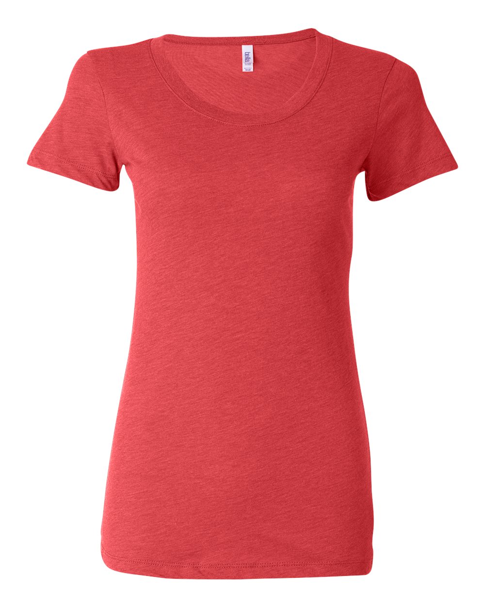 Women's Triblend Tee - Front - B12606703 - Red Triblend