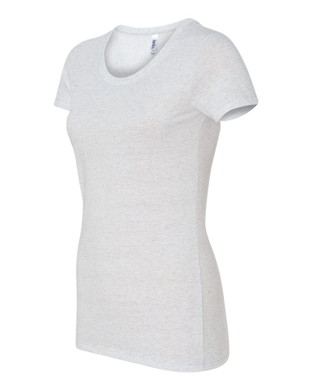 Women's Triblend Tee - Side - B12606003 - White Fleck Triblend