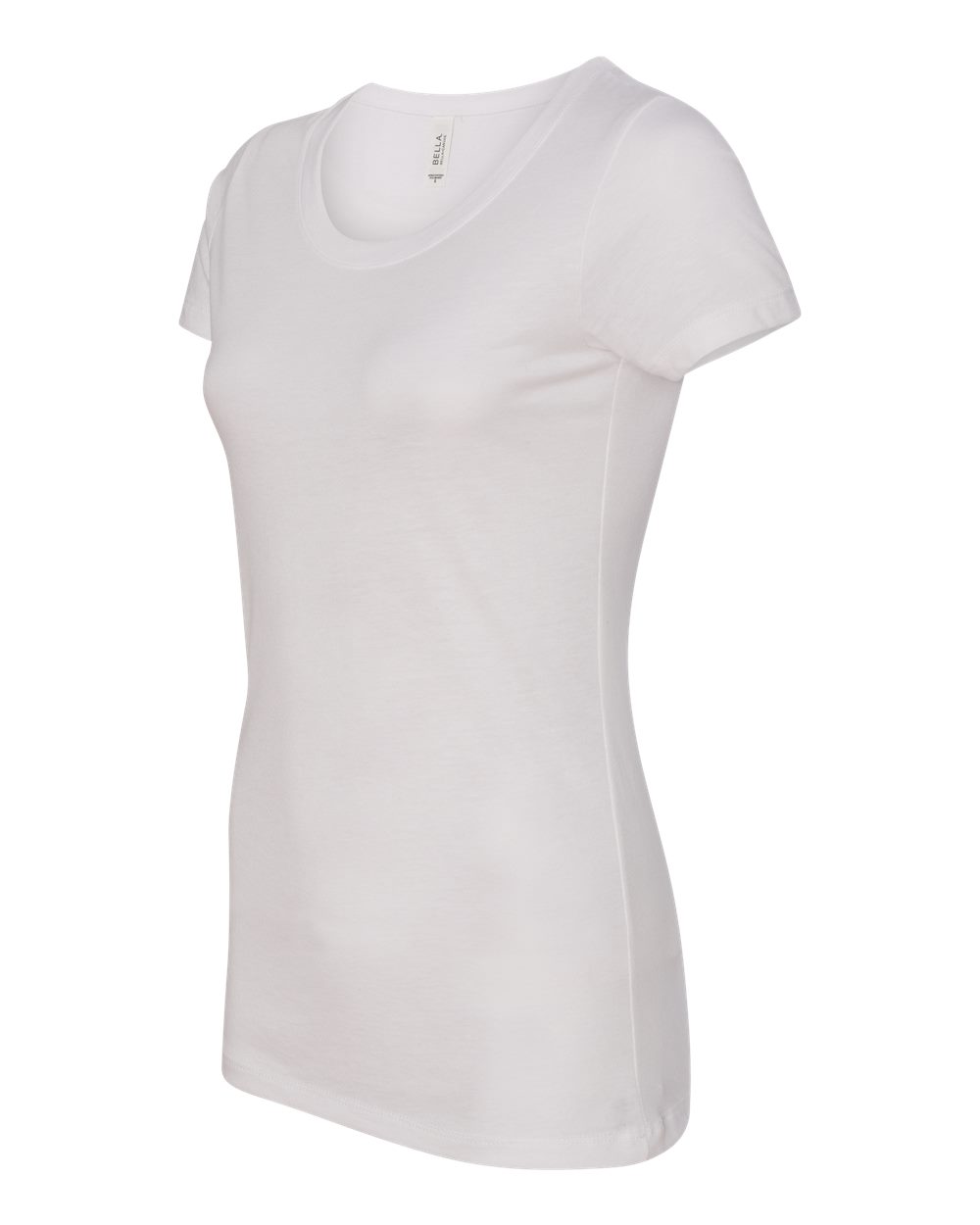 Women's Triblend Tee - Side - B12606013 - Solid White Triblend