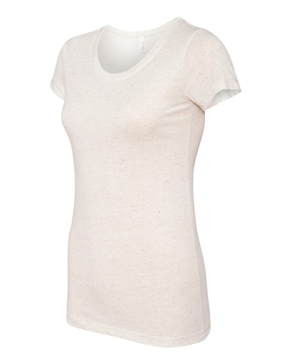 Women's Triblend Tee - Side - B12606243 - Oatmeal Triblend