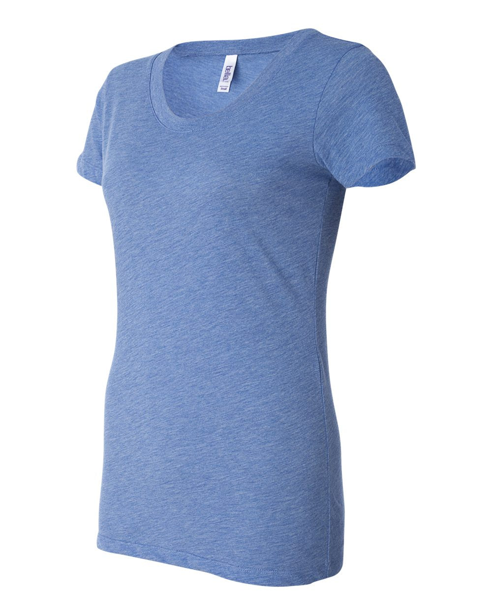 Women's Triblend Tee - Side - B12606253 - Blue Triblend