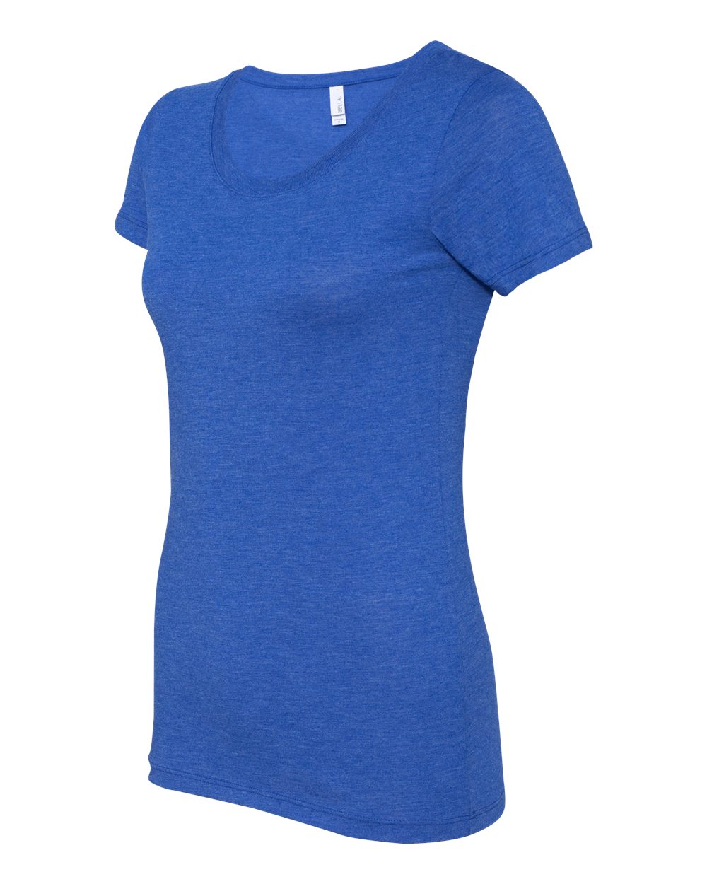 Women's Triblend Tee - Side - B12606753 - True Royal Triblend