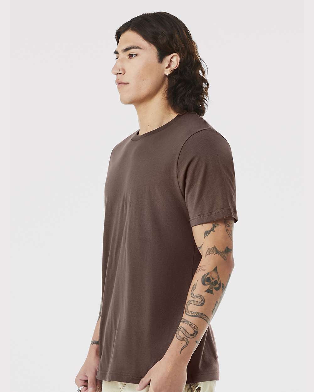 Jersey Tee - OnModelSide - B00606512 - Cocoa