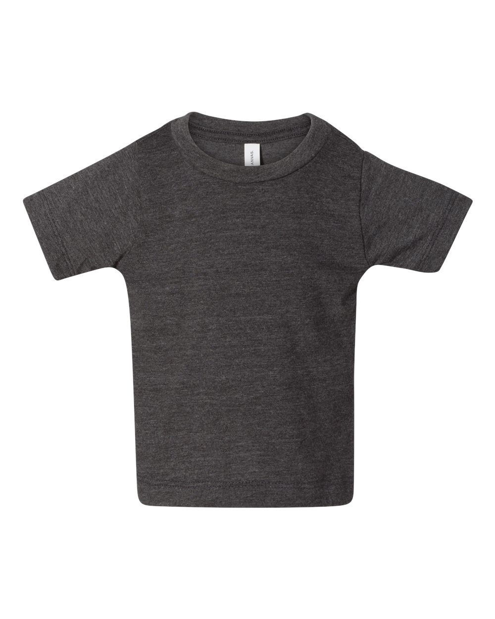 Infant Jersey Tee - Front - B36206112 - Dark Grey Heather