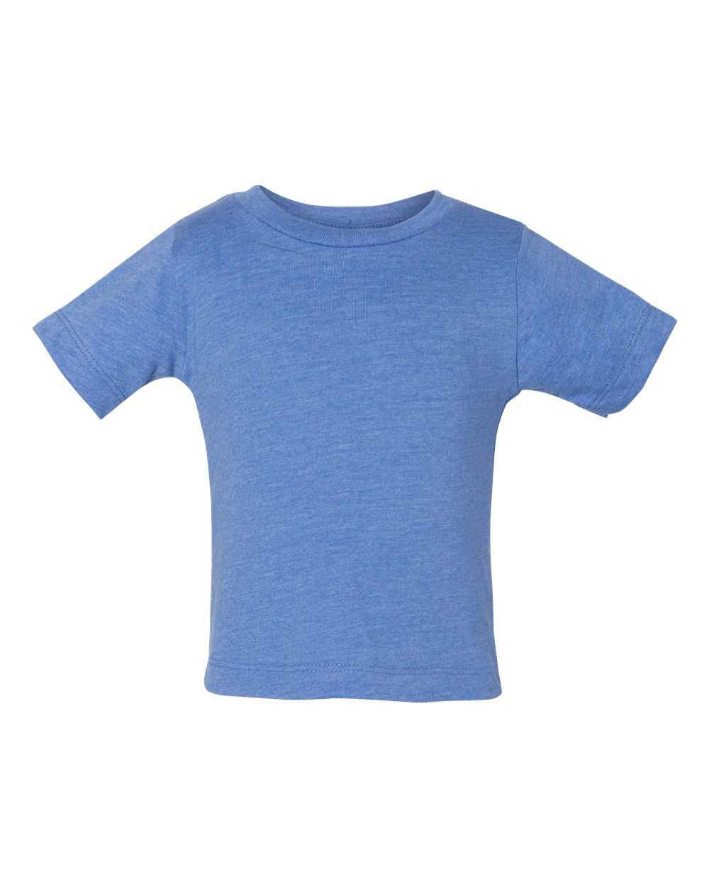 Infant Jersey Tee - Front - B36206242 - Heather Columbia Blue