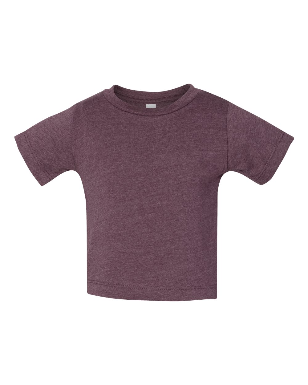 Infant Jersey Tee - Front - B36206532 - Heather Maroon