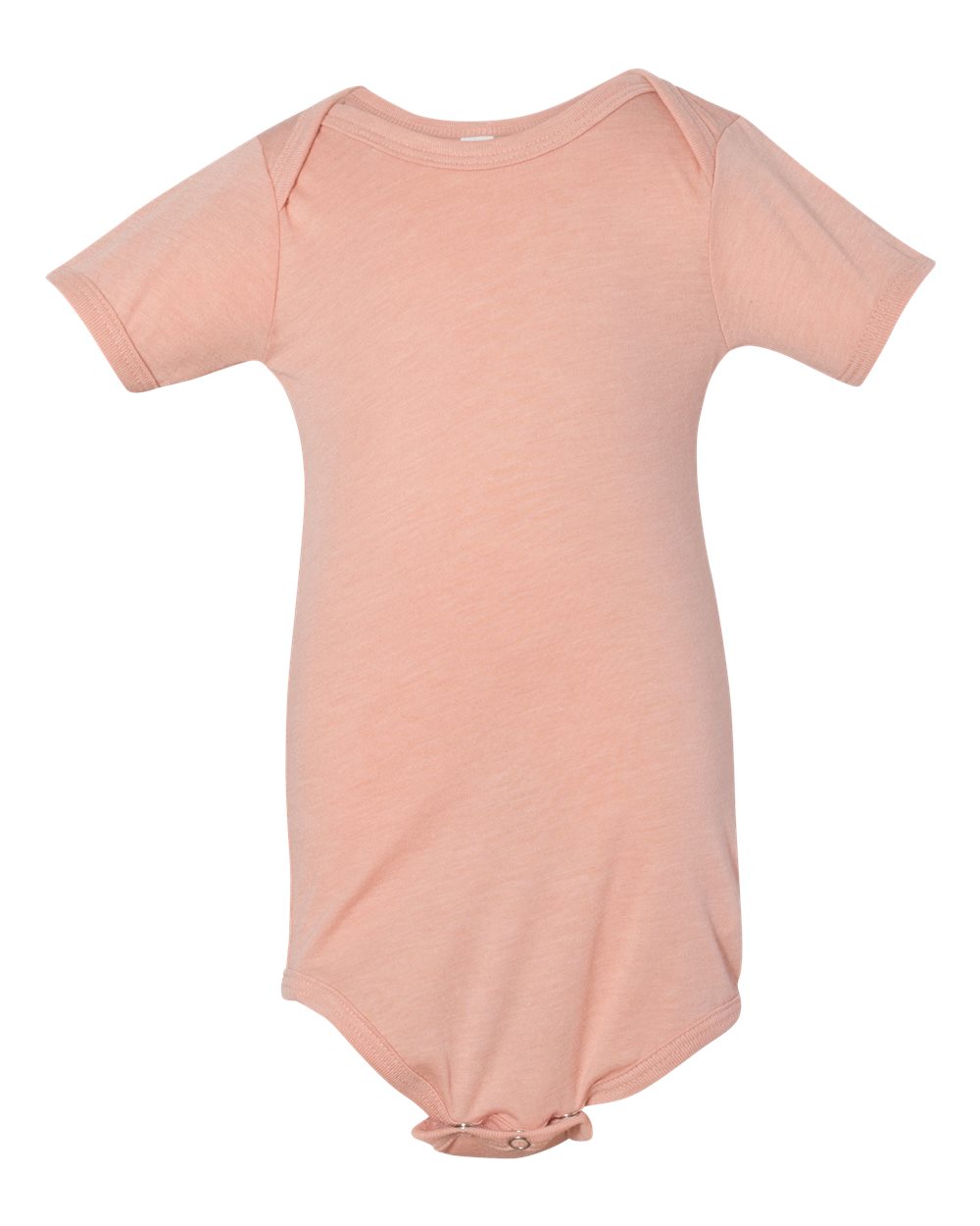 Infant Triblend One Piece - Front - B19406331 - Peach Triblend