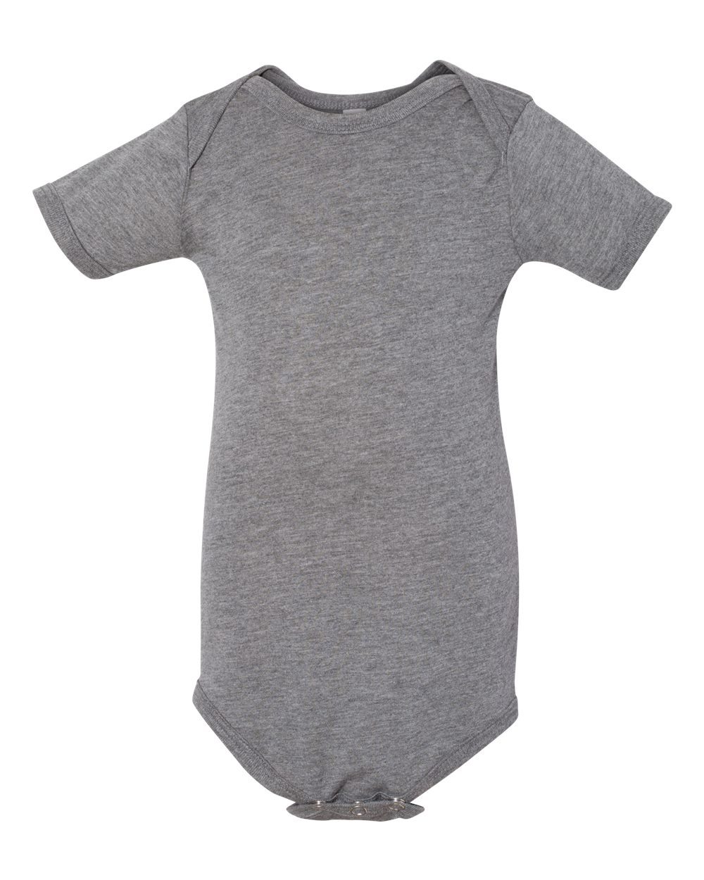 Infant Triblend One Piece - Front - B19406581 - Grey Triblend