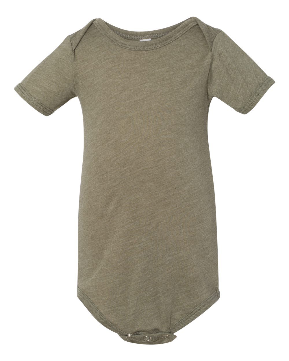 Infant Triblend One Piece - Front - B19406641 - Olive Triblend