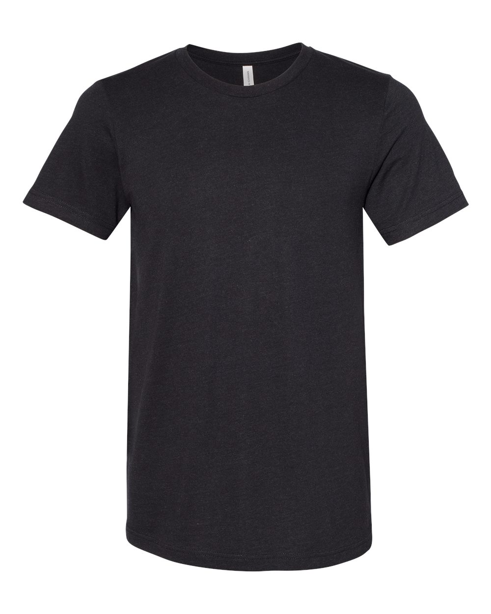 Unisex Sueded Tee - Front - B29706102 - Black Heather