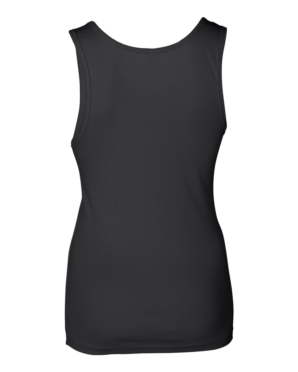 Women's Baby Rib Tank - Back - B59606503 - Black