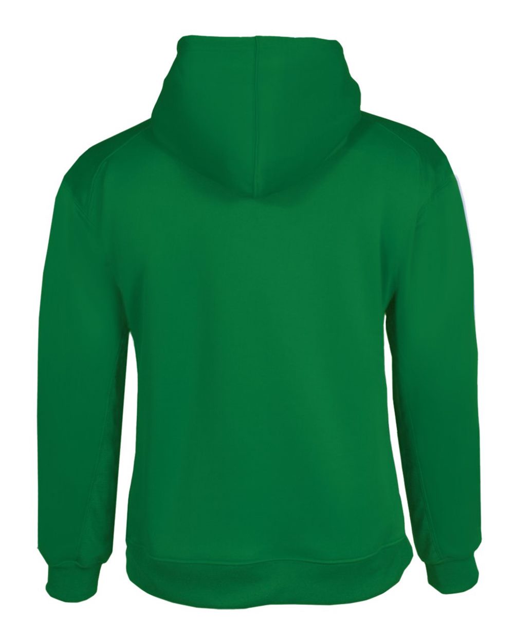 Men's Performance Fleece Hooded Sweatshirt - Back - B84985602 - Kelly