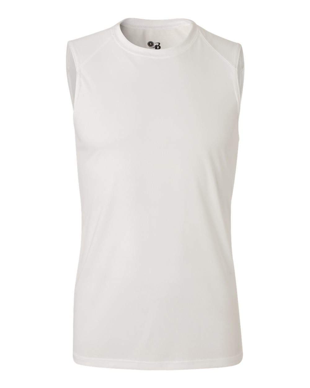 Men's B-Core Sleeveless T-Shirt - Front - B07885003 - White