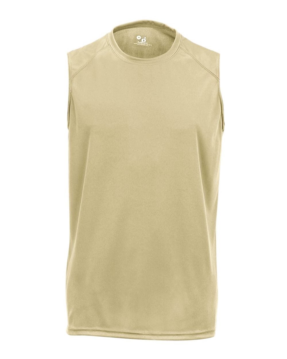 Men's B-Core Sleeveless T-Shirt - Front - B07885283 - Vegas Gold