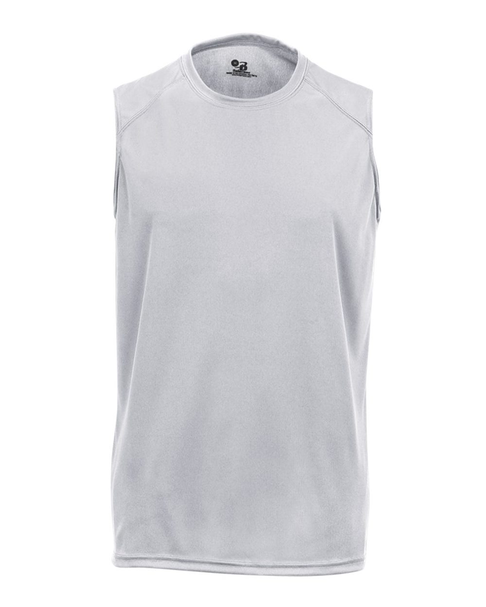 Men's B-Core Sleeveless T-Shirt - Front - B07885353 - Silver