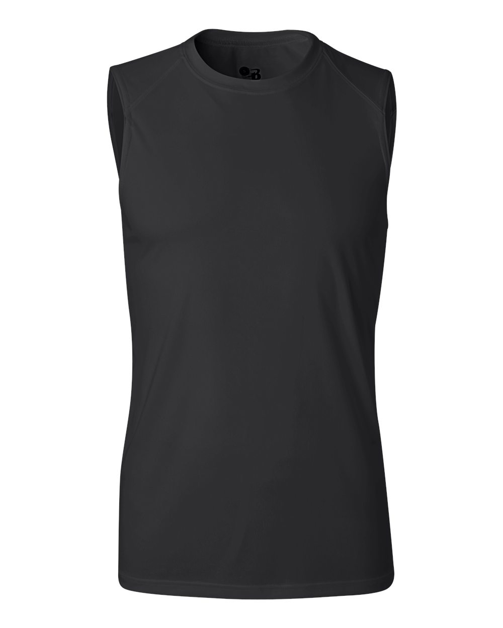 Men's B-Core Sleeveless T-Shirt - Front - B07885503 - Black